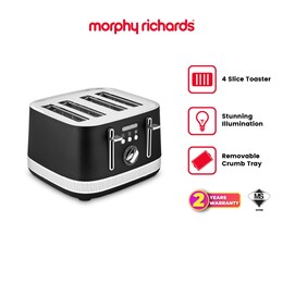 Morphy Richards Illumination Series 4 Slice Toaster (Black) | 248020